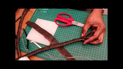 how to make fake leather handles for bag|leather straps for tote bags.